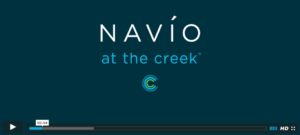 Navio at the creek townhomes video screen grab