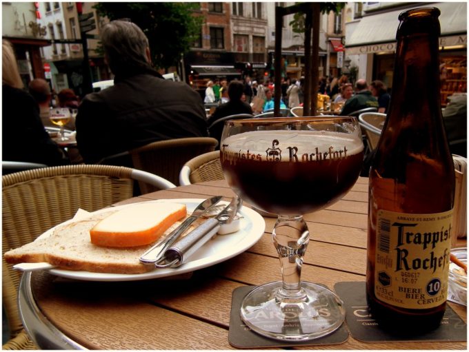 belgium beer and cheese in brussels